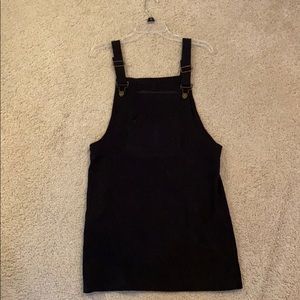Corduroy overall dress